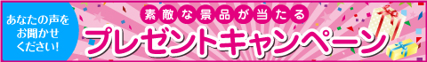 お得なキャンペーン情報満載!!